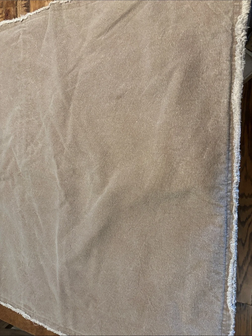 Brand New No Tags Mud Pie 24x22 Pillow Cover  Brown Denim MSRP $49